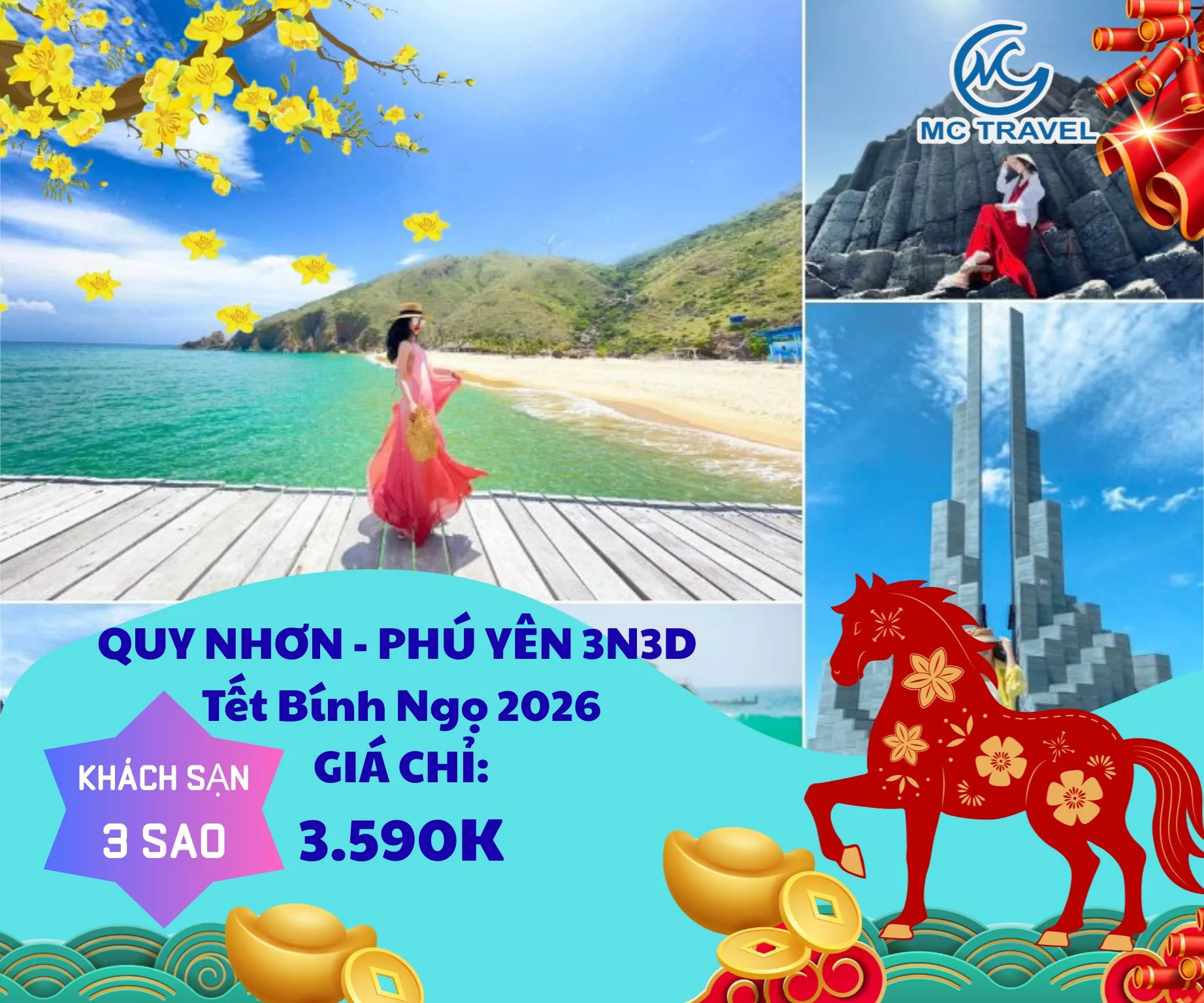 TOUR QUY NHƠN PHÚ YÊN TẾT BÍNH NGỌ 2026