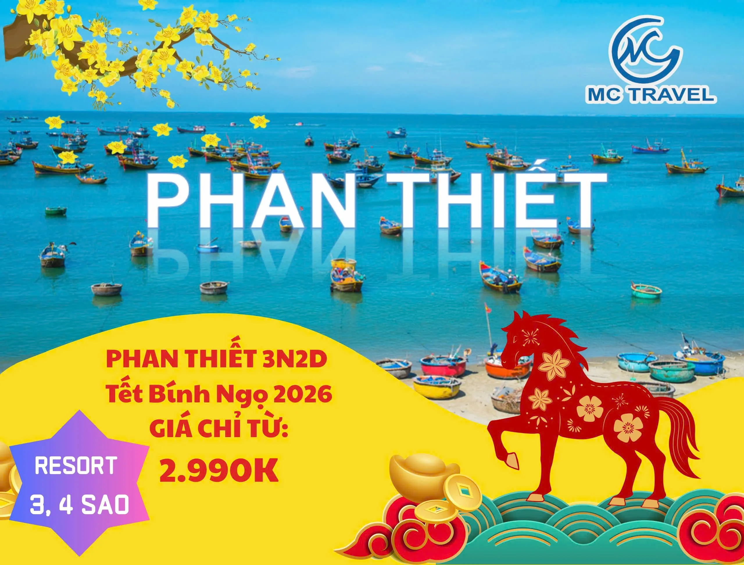 TOUR PHAN THIẾT 3 NGÀY 2 ĐÊM TẾT ÂM LỊCH  2026