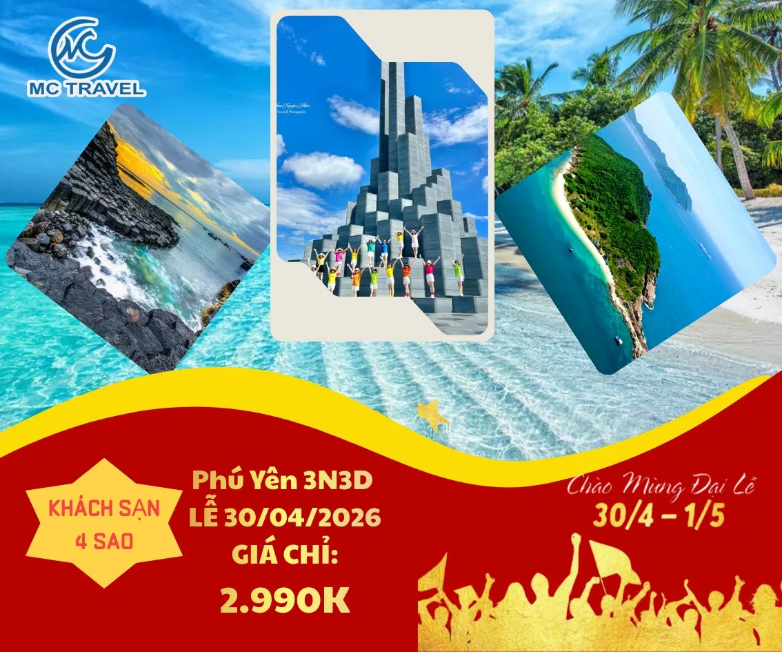 TOUR PHÚ YÊN - NHA TRANG 3N3Đ LỄ 30/04